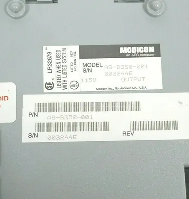 REFURBISHED MODICON AS-B350-001 OUTPUT MODULE ASB350001