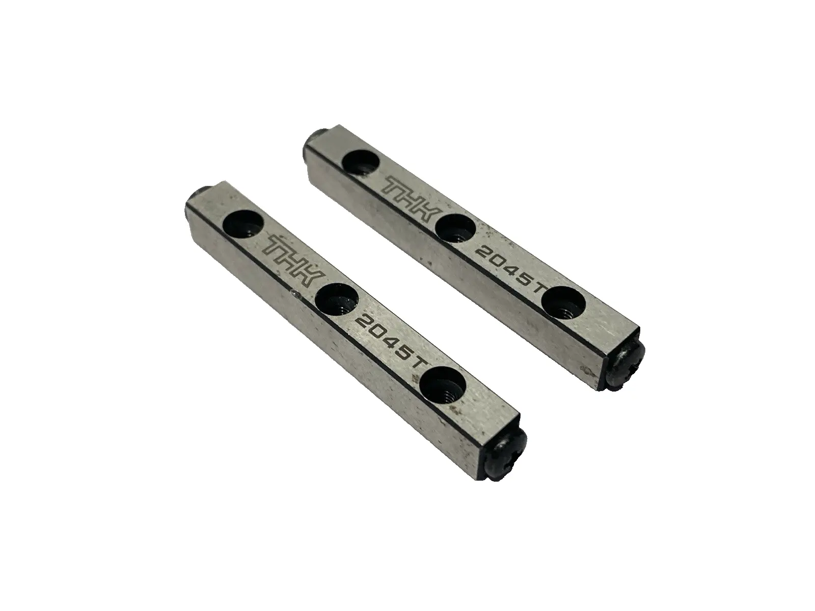 USED THK MINIATURE LINEAR GUIDE RAIL 45MM LENGTH LOT OF 2