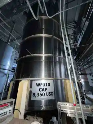8350 gal stainless steel tank
