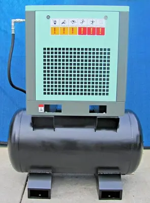 2026 Maximus 10 HP Rotary Screw Air Compressor VFD 230V Single Phase on 60G Tank