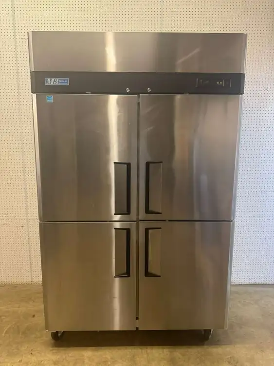 Used Turbo Air Used Turbo Air M3R47-4 52" Solid Half Door Stainless Steel Reach-In Refrigerator Refrigerators Illinois US | Falcon Restaurant Supply #1374893