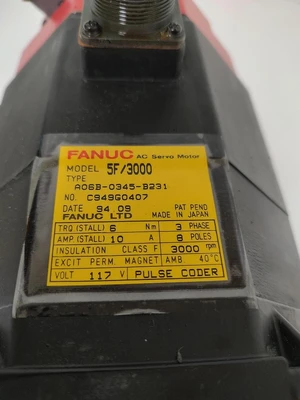 Used FANUC A06B-0345-B231 Servo Motors Kentucky US | Edwards Industrial Repair #1311744