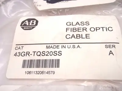 USED ALLEN-BRADLEY GLASS FIBER OPTIC CABLE