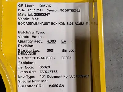 NEW KOMATSU EJ1107