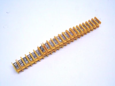 USED AMP FLEXI-BLOCK *8 TERMINAL BLOCKS BRASS SCREWS