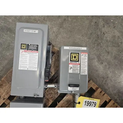 Used Square D 30Amp Fused Safety Switches and Size 00 & 1 Starters [LOT]