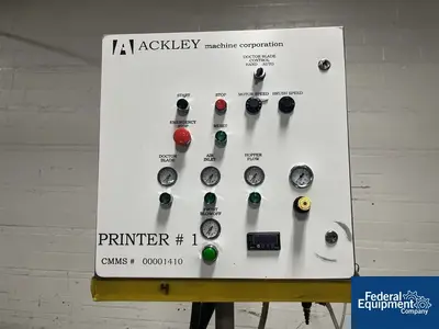 USED Ackley Ackley Cantilever Tablet Printer with Tablet Feeding System Eriez D30A.