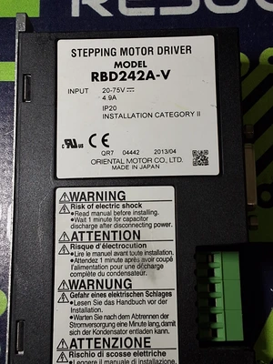 ORIENTAL MOTOR RBD242A-V STEPPING MOTOR DRIVER