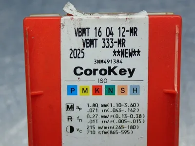 NEW SANDVIK VBMT160412MR