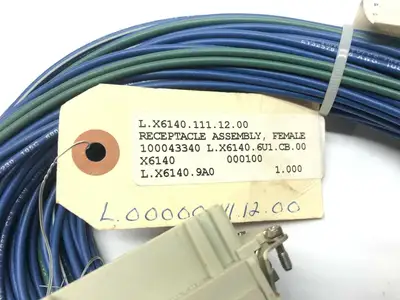 HES16-2R-SPM4-E | Gilman  10 FT ABB Robot Control Cable, Female L.X6140.111.12.00 - New Other