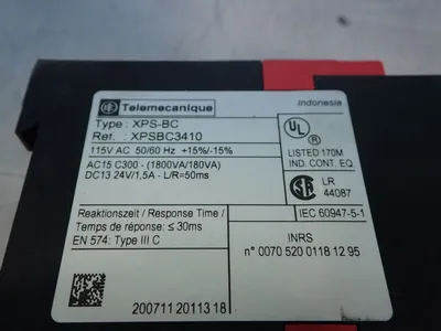 New | in-Stock TELEMECANIQUE XPSBC3410 Relays & Switches Ohio US | HGR 24 #757651