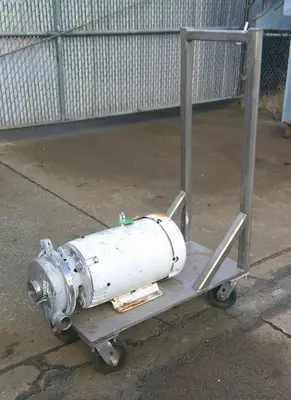 SPC9303  Pump 2.5x1.5x7 Waukesha centrifugal pump, 7.5 hp, Stainless Steel
