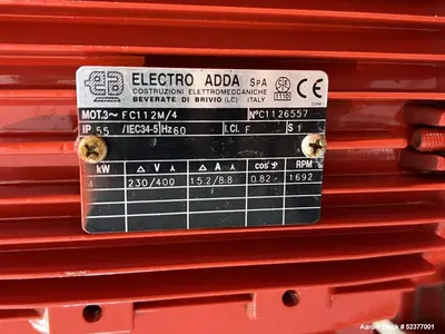 Used GSR SRL CT/400 Cocoa Machinery Homogenizer – 304 SS, 100-600kg Capacity