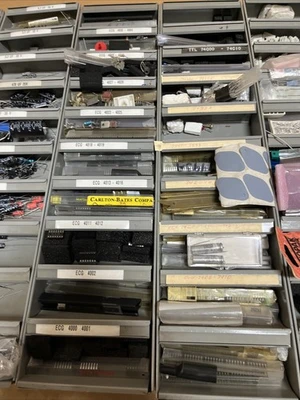 Huge Electrical Lot Circuit Board Repair Resistors, Transitors, Chips, Fuses