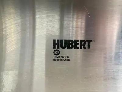 Used Hubert Used 52" Hubert 76306 Stainless 3 Pan Mobile Ice Down Bar Food Service Cart - SS309 Bar Equipment Illinois US | Falcon Restaurant Supply #1375698