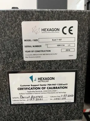 2016 BROWN & SHARPE Xcel 7-107 Coordinate Measuring Machines | Midstate Machinery (5)