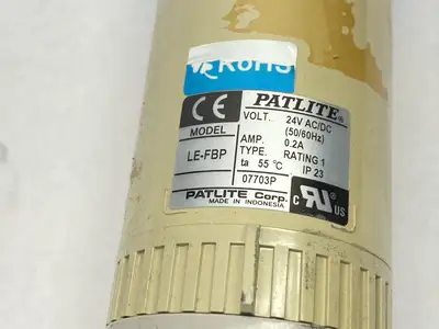 USED PATLITE 4 TIER SIGNAL TOWER STACK LIGHT 24V