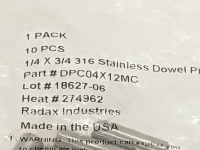 NEW RADAX INDUSTRIES RADAX INDUSTRIES DPC04X12MC