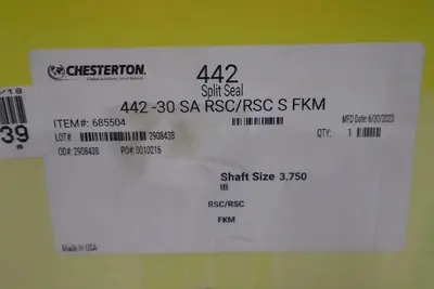 NEW IN BOX Chesterton 442-30 SA RSC/RSC S FKM Split Seal STOCK 1449B