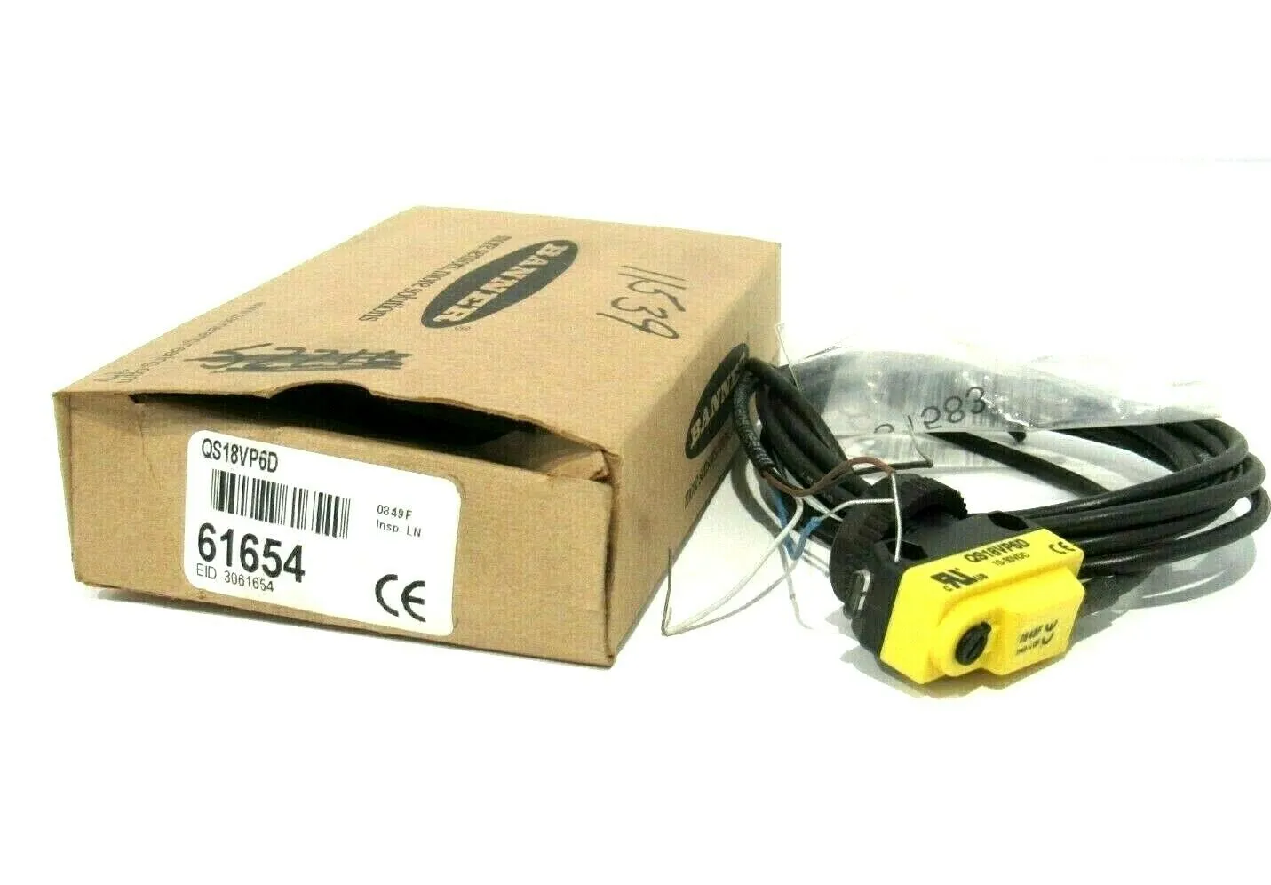 NEW BANNER ENGINEERING QS18VP6D PHOTOELECTRIC SENSOR 61654