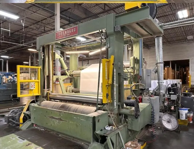 Used 84" JAGENBERG VARI-DUR - TWO DRUM SLITTER/WINDER _UNKNOWN_ Slitters & Slitting Lines | Paper Converting Equipment #395778