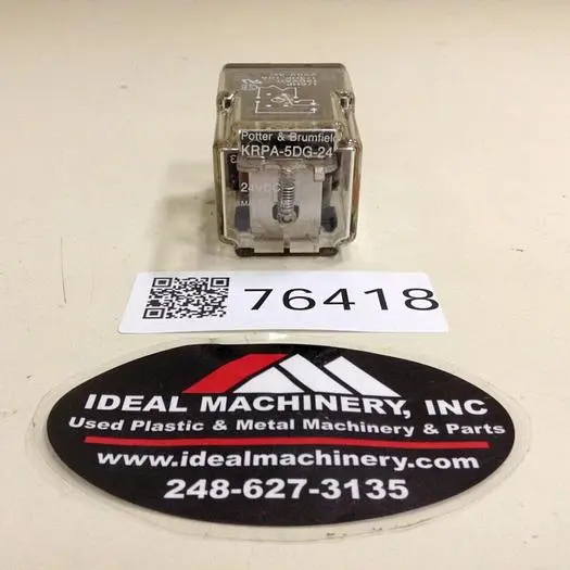Used POTTER & BRUMFIELD KRPA-5DG-24 Relays & Switches Michigan US | Ideal Machinery #711636
