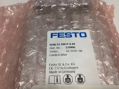 Festo DFM-12-100-P-A-KF Pneumatic Guided Drive Cylinder Stainless Steel