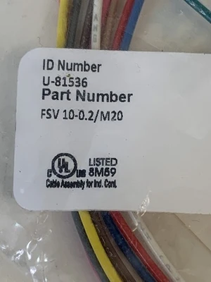 NEW Turck FSV 10-0.2/M20
