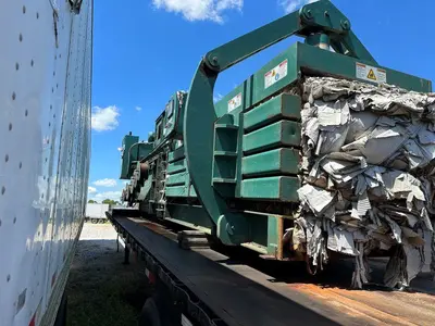 2006 Wide Mouth Harris Model HLO-608A30 Auto Tie Baler