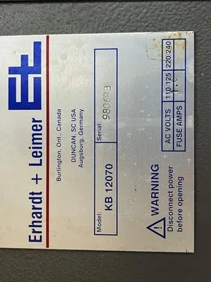 ERHARDT + LEIMER KB 12070 Downstream Equipment, Edge Guide | Mark One Machinery (5)