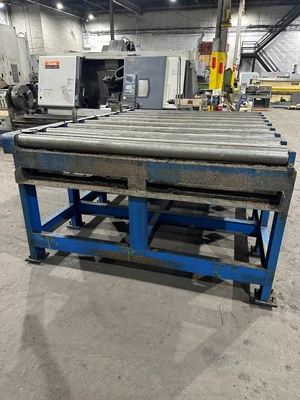 78" X 116" POWERED PLATE FEED CONVEYOR - 4"D