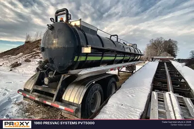 Used 1980 PRESVAC SYSTEMS PVT5000 Tanker Trailers Wisconsin US | Proxy Equipment #1377782