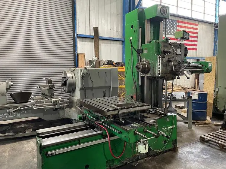 Used 1962 SCHARMANN _UNKNOWN_ Horizontal Table Type Boring Mills Illinois US | Belmont Machinery Company #401243