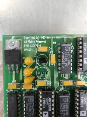 Merrick Scale M20678-1 HPAD01 Board PCB Circuit Board. 3E-8
