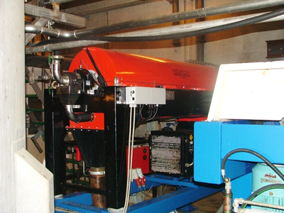 Noxon DC 20 decanter centrifuge, epoxy-coated CS.