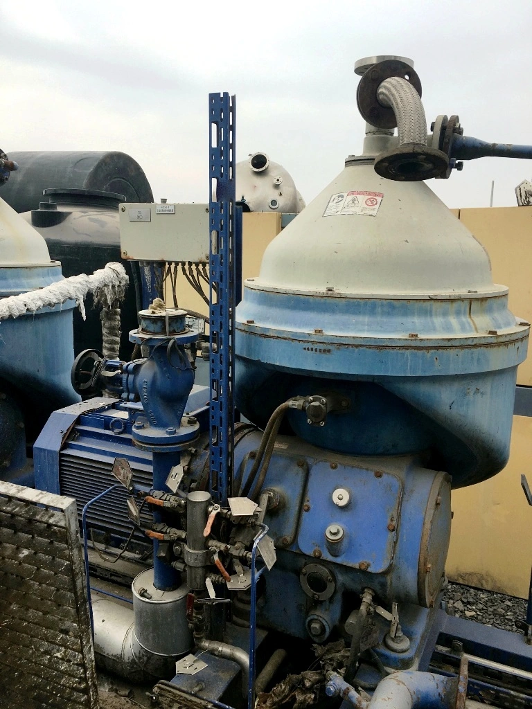 (5) Alfa-Laval GT-40 (GTPX 313 TGT-14C) oil purifier skids, 316SS.