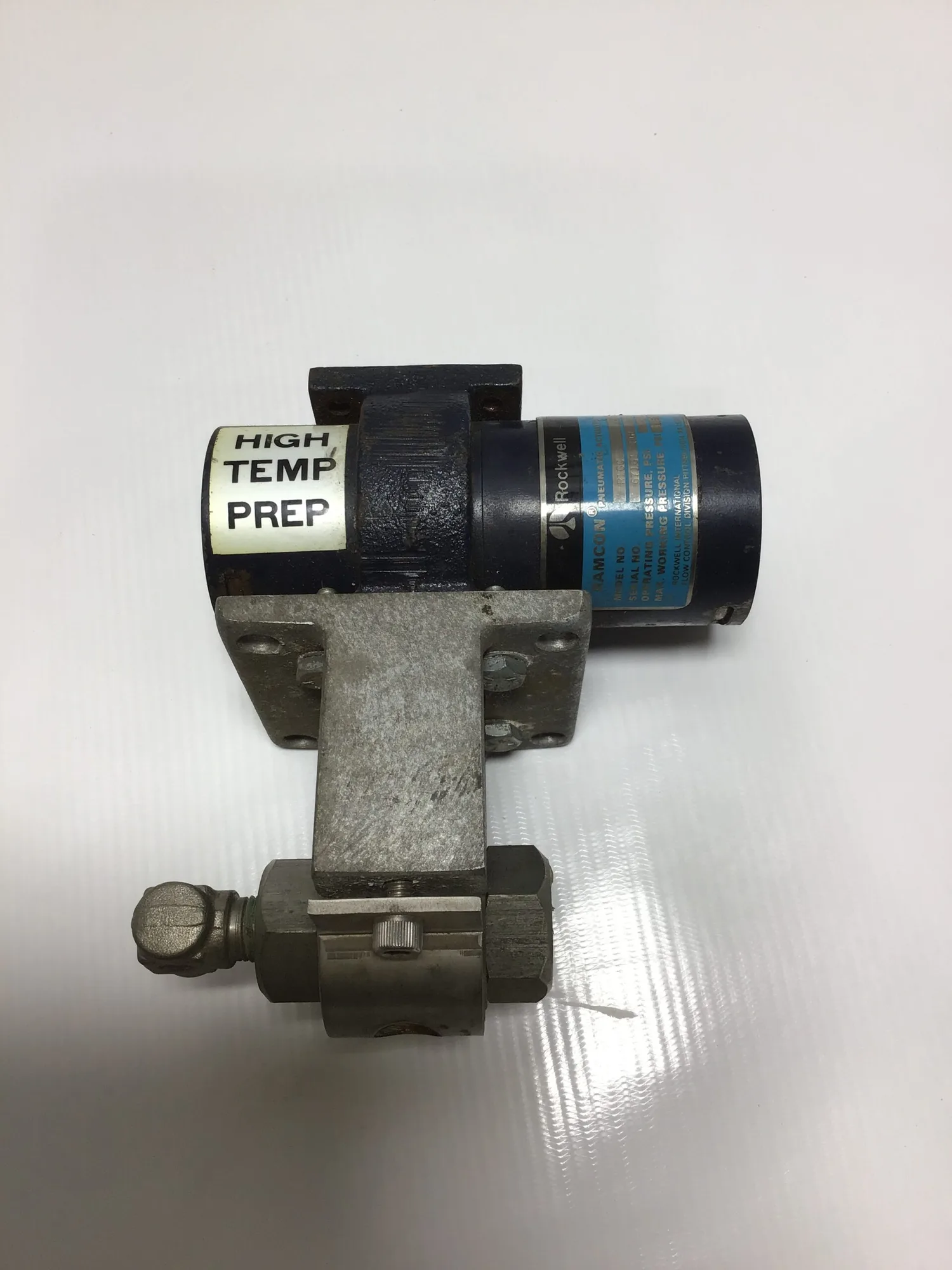 Rockwell Model No R16C Ramcon Pneumatic Actuator Max Operating Pressure 125 PSI