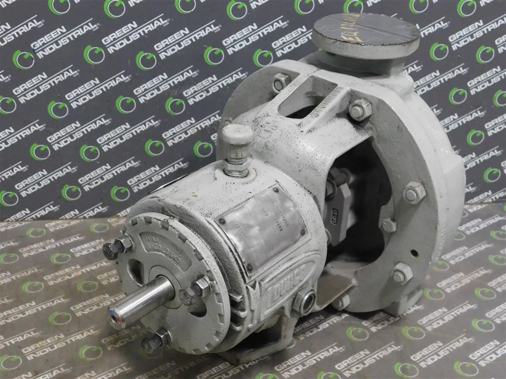Duriron Co. Inc. 1.5X1-8/65 Centrifugal Pump Shaft Dia 0.876" Shaft L 2.25" Used