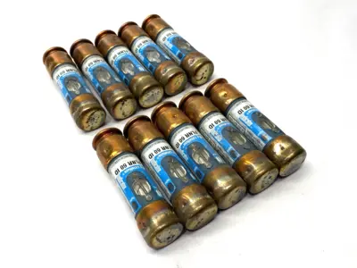 USED LITTELFUSE TIME-DELAY INDICATING FUSE CLASS RK5 250V 60A LOT OF 10
