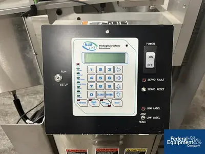 USED New Jersey Machine NJM Label Head, Model 251VL