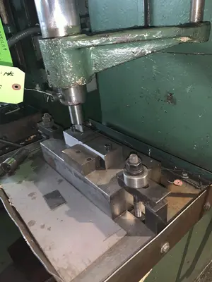 15 TON HANNIFIN #F-50 HYDRAULIC C-FRAME PRESS: STOCK #10464