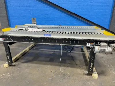Industrial Kinetics (2) 24" X 108" X 30" Power Roller Conveyor