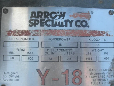 USED ARROW Y-18