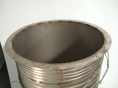 500 Liter Mobil Stainless Steel Tank on Wheels 30" x 48"