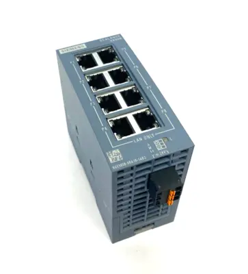 USED SIEMENS SCALANCE XB008 INDUSTRIAL ETHERNET SWITCH 8-PORT