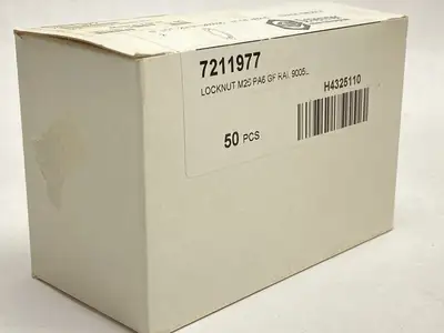 New | in-Stock Altech Corp Polyamide Cable Gland Lock Nut M25x1.5 PKG OF 50 Electrical Fittings Michigan US | Maverick Industrial Sales #1390844