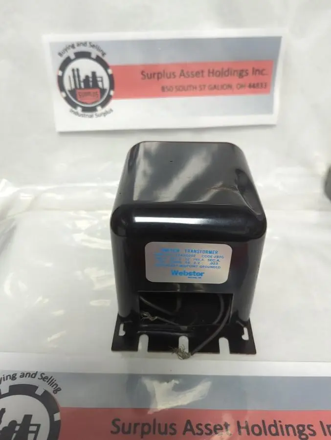 Used WEBSTER 312-25AX0202 Miscellaneous Equipment (Electrical & Power) Ohio US | Surplus Asset Holdings #1460418