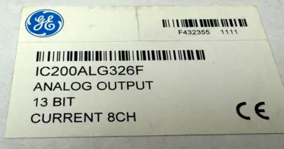 NEW GE FANUC IC200ALG326