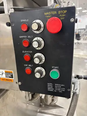 USED SUREKAP SK6000 CAPPER AND ELEVATOR