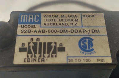 USED MAC 92B-AAB-000-DM-DDAP-1DM